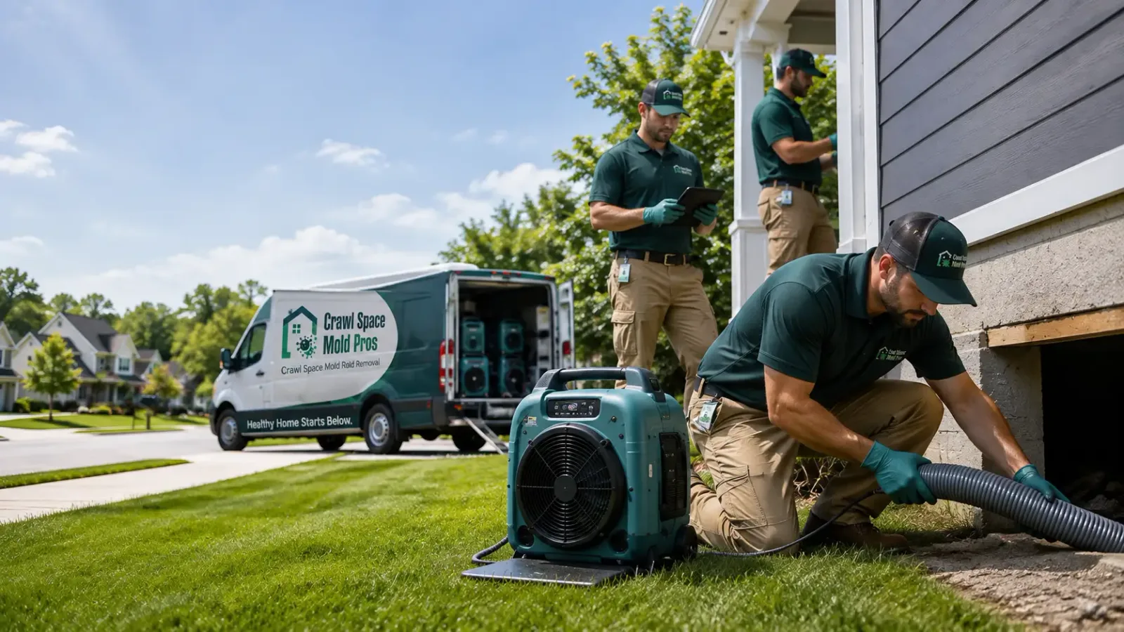 Crawl Space Mold Removal in Jasper, IN